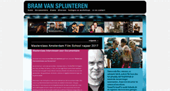 Desktop Screenshot of bramvansplunteren.nl