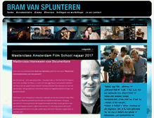 Tablet Screenshot of bramvansplunteren.nl